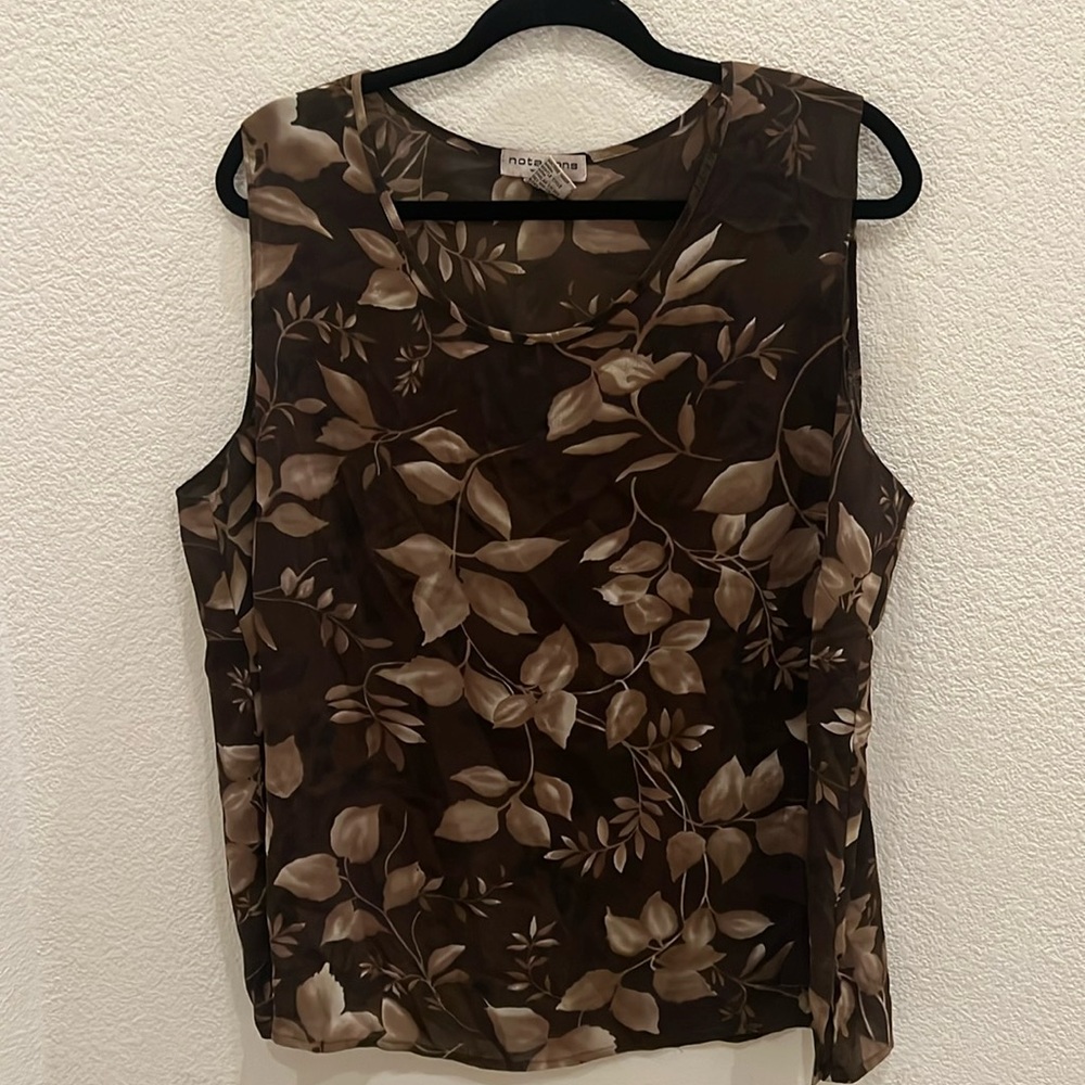 NOTATIONS WOMAN SLEEVELESS TOP 1X